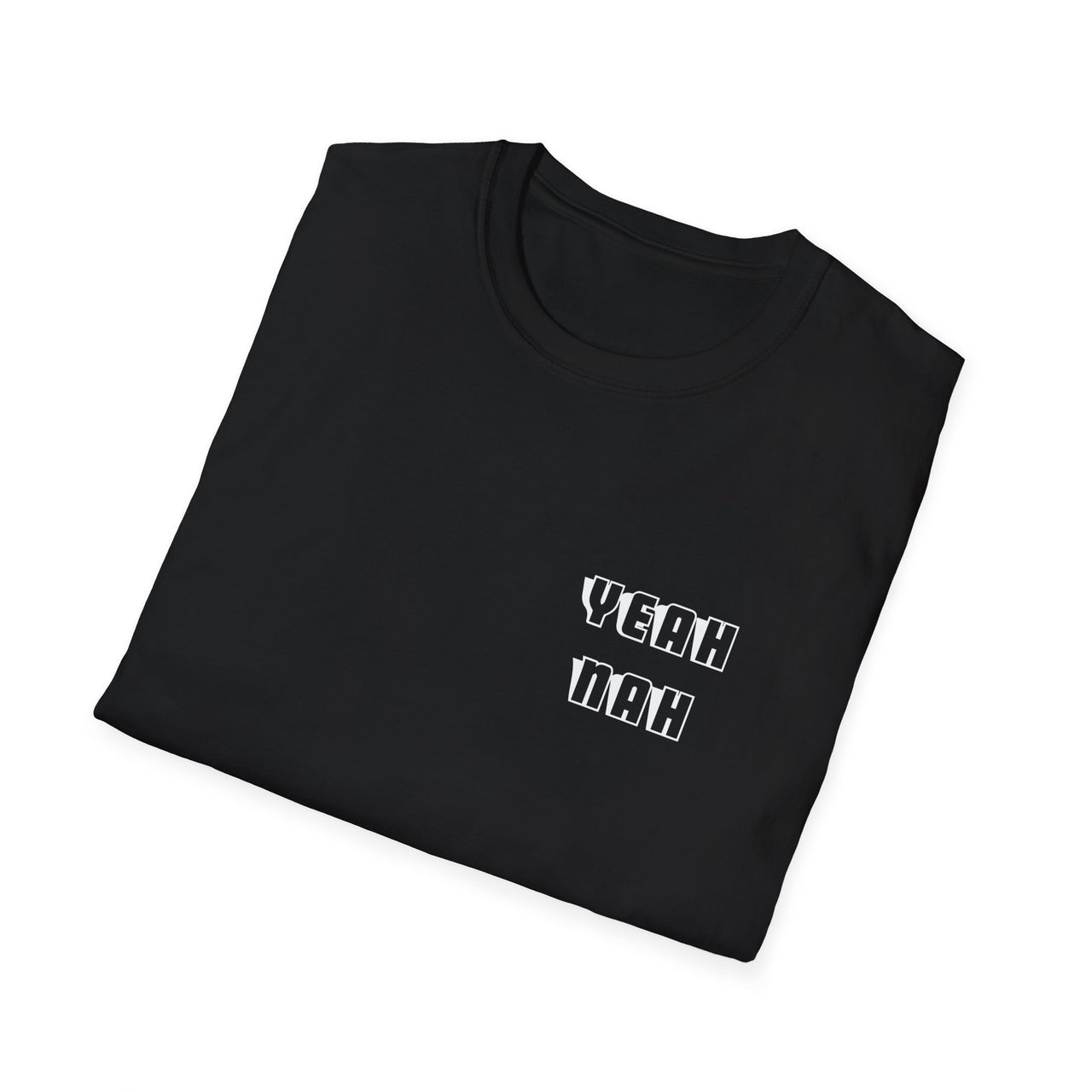 4XL & 5XL Yeah Nah Subtle Pocket Print