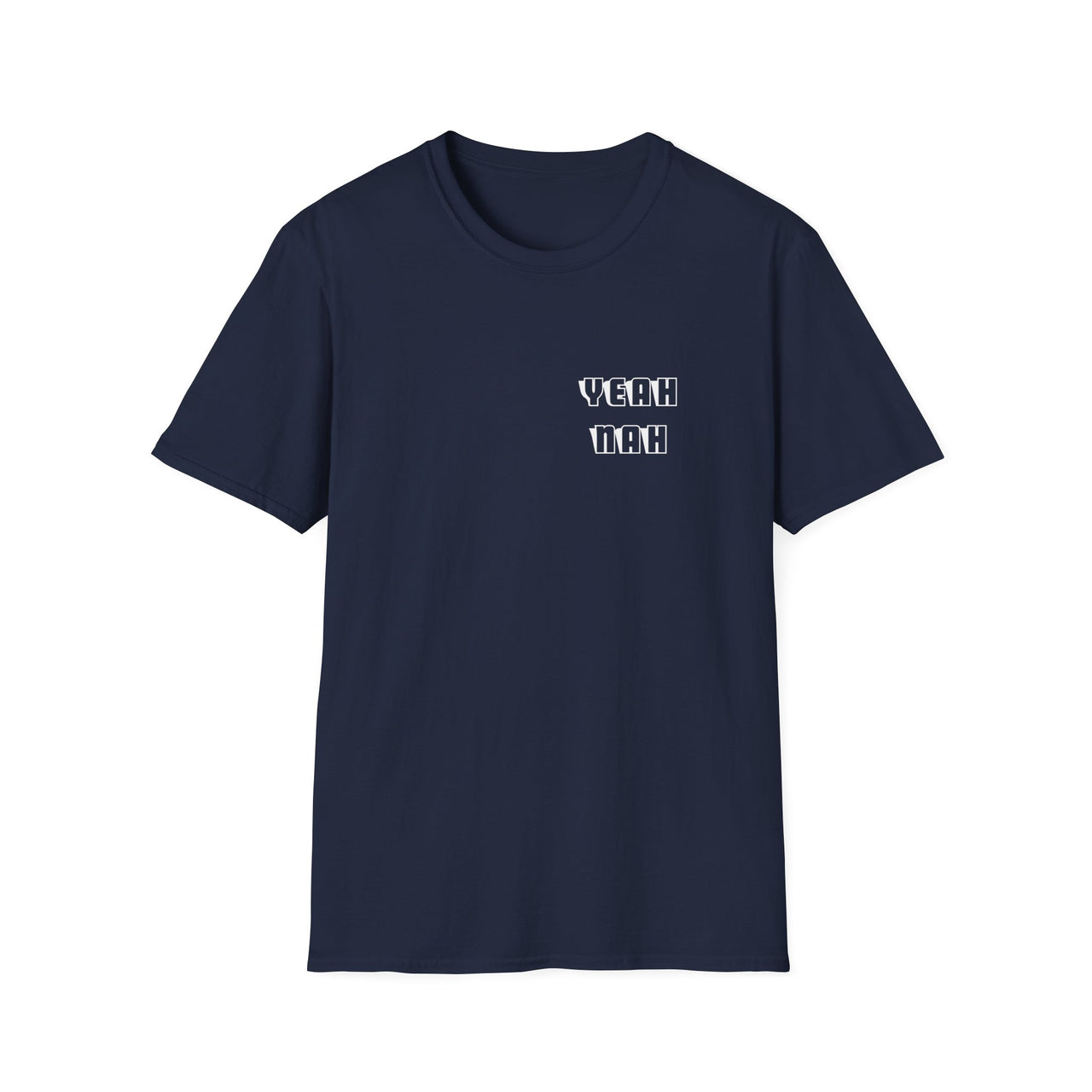 4XL & 5XL Yeah Nah Subtle Pocket Print