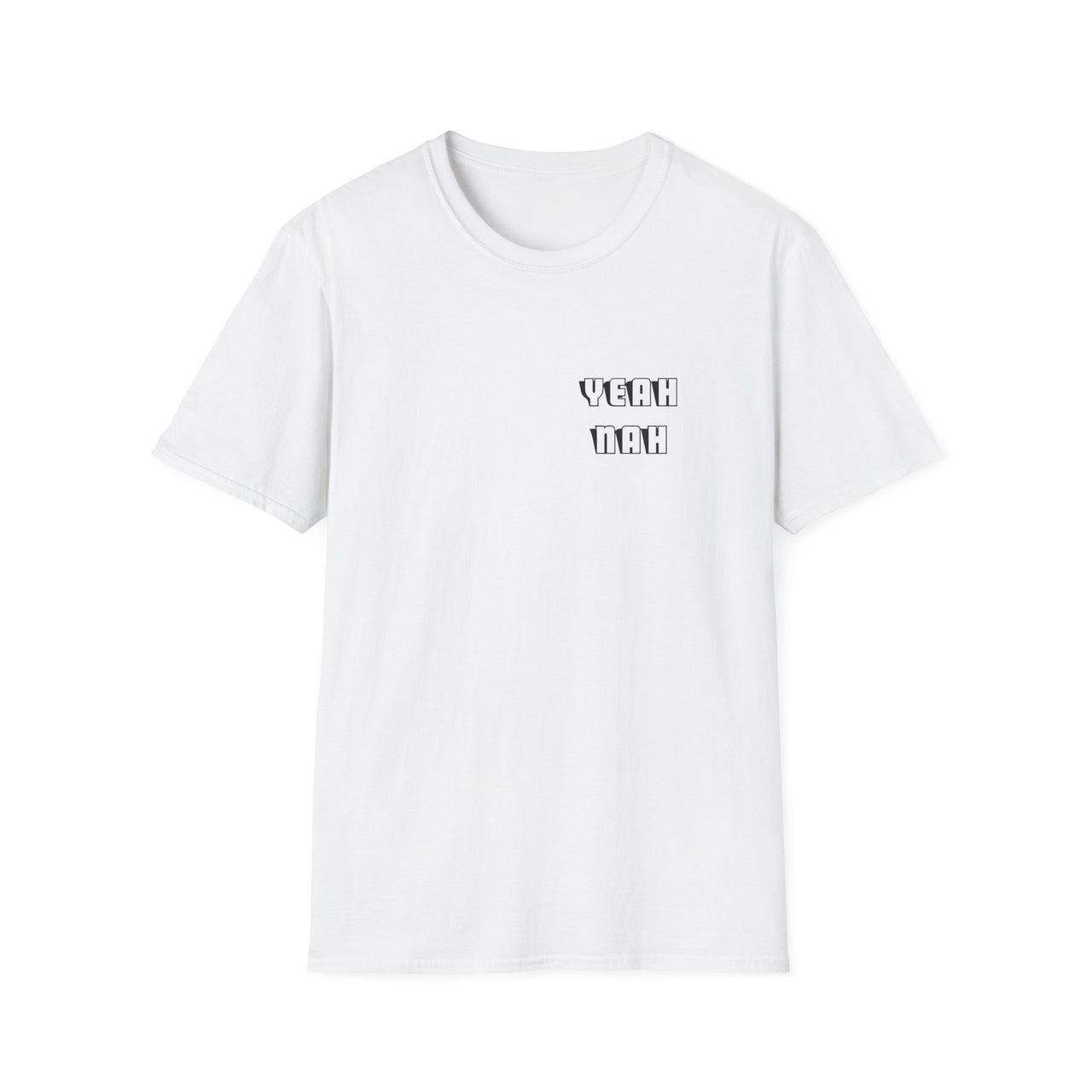 4XL & 5XL Yeah Nah Subtle Pocket Print