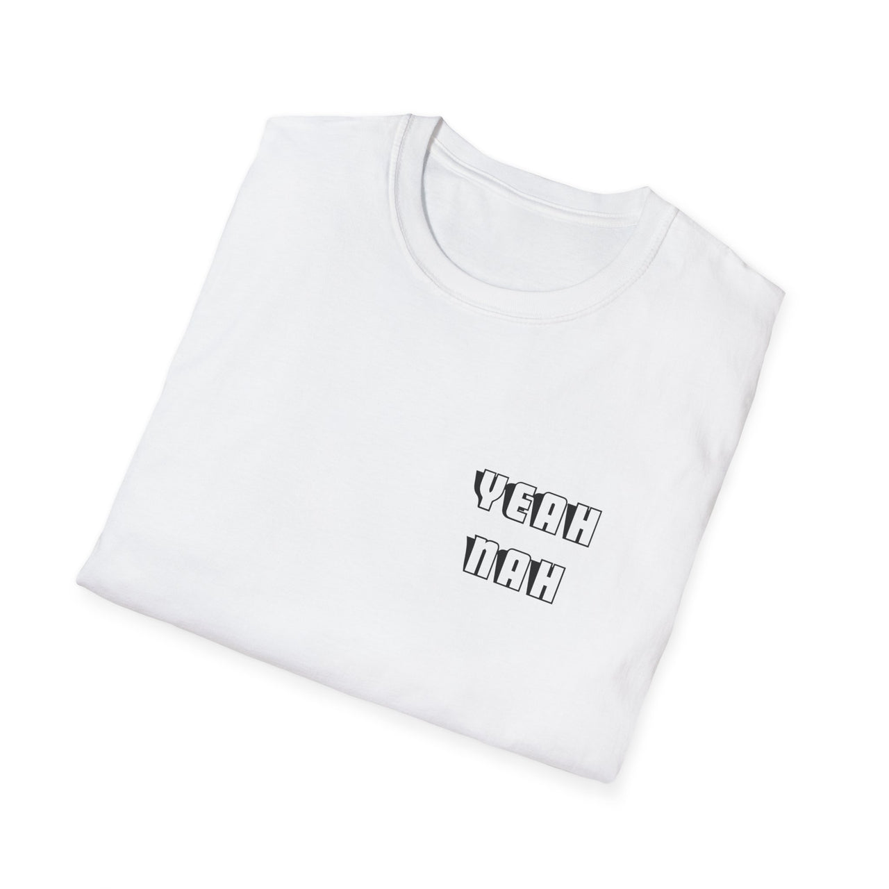 4XL & 5XL Yeah Nah Subtle Pocket Print