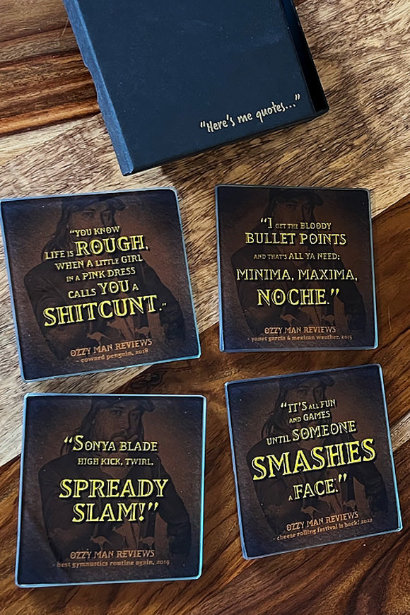 Classic Quotes Drink Coasters!