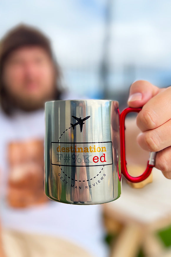 Destination F Stainless Steel Mugs (400 ml)